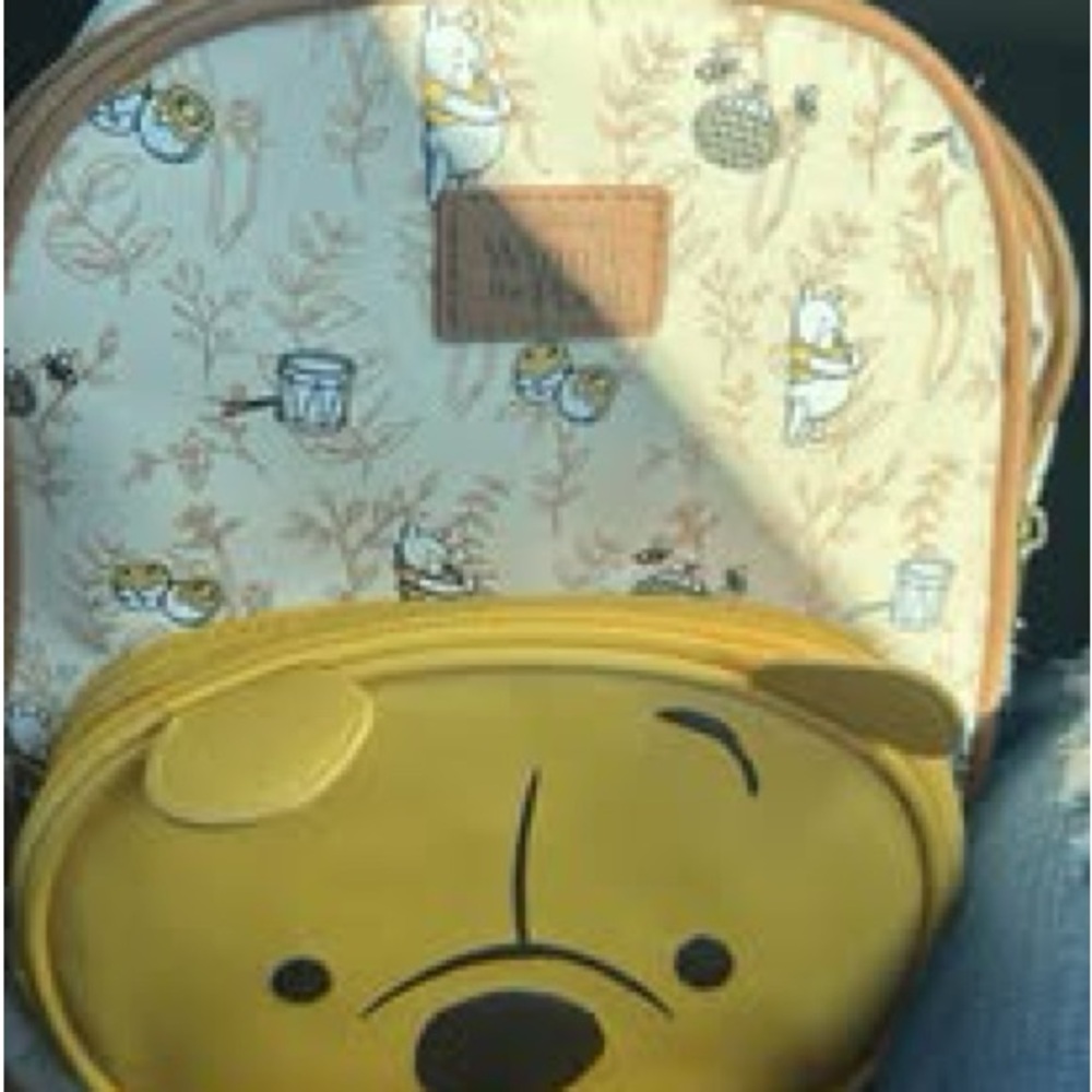 Disney Bear Backpack Set - Yellow and Cream